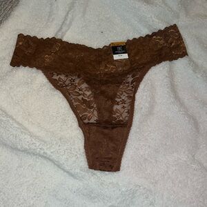 International concepts golden brown thong
